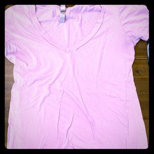 Light purple t shirt